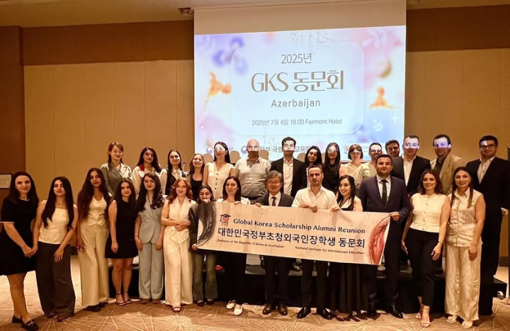 Koreya Dövlət Təqaüd Proqramının azərbaycanlı məzunlarının 2025-ci il görüşü keçirilib