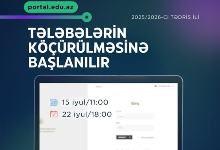 Tələbələrin köçürülməsinə başlanılır