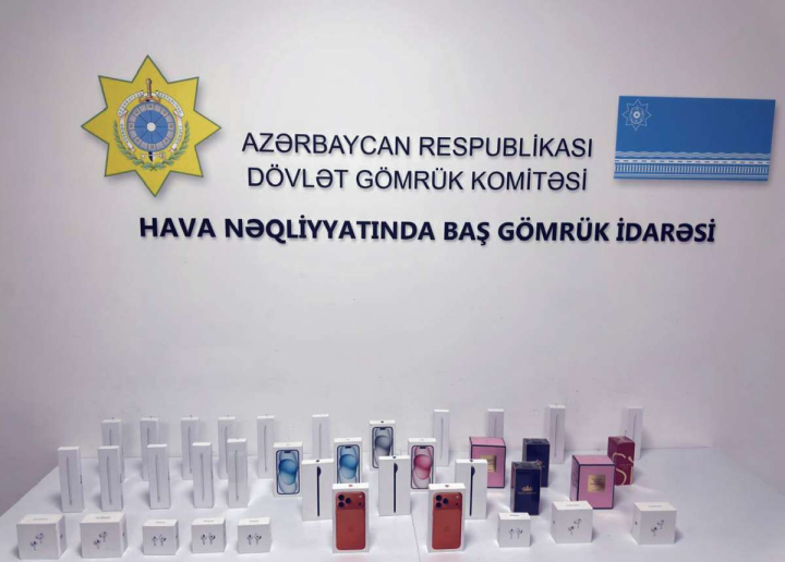 Gömrük ödənişlərindən yayınmaq üçün mobil telefonları sərnişinlərə paylayaraq keçirməyə cəhd göstərən şəx saxlanılıb
