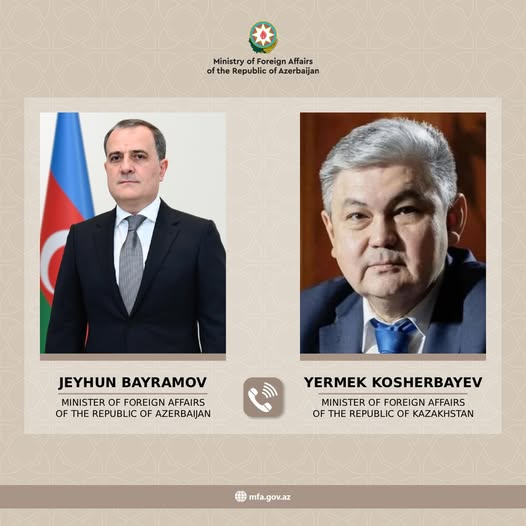 Ceyhun Bayramov Qazaxıstanın yeni təyin olunmuş xarici işlər nazirinə zəng edib