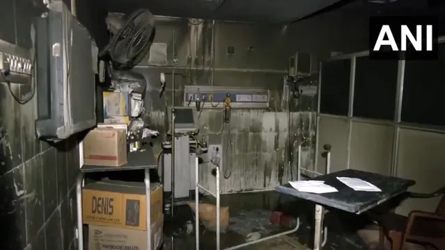 Hindistanın Caypur şəhərində xəstəxanada yanğın baş verib