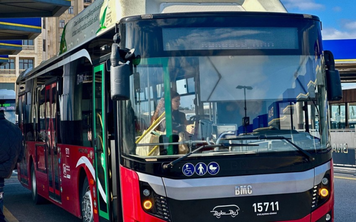 5, 6, 8 noyabr tarixlərində bu avtobusların hərəkət sxemi dəyişdiriləcək