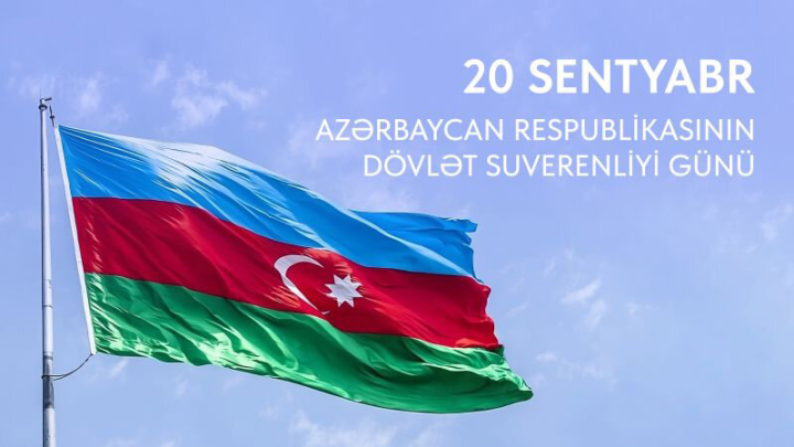 20 Sentyabr - Dövlət Suverenliyi Günü bayramlar sırasına daxil edilir