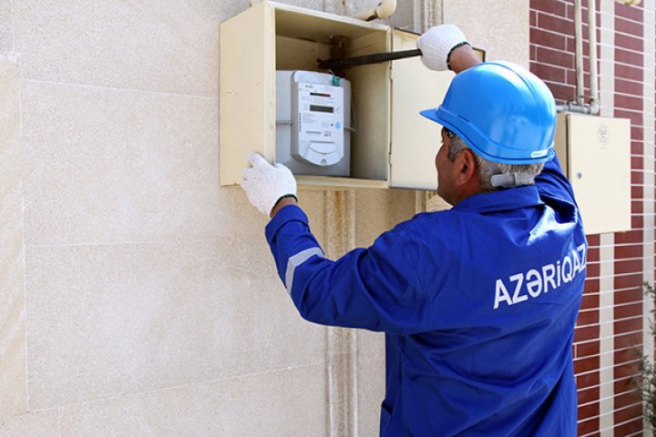 Azərbaycanda qaz sayğaclaşması üzrə göstəricilər açıqlanıb