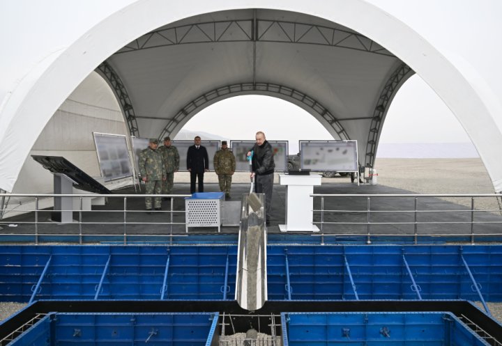 Dövlət başçısı Ağdərə rayonunda Xüsusi Əməliyyat Mərkəzinin təməlini qoyub