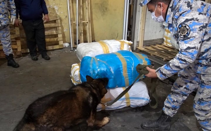 Gömrükçülər  “göyərti” yükü aparan nəqliyyatda narkotik aşkarlayıb