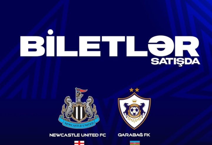 “Nyukasl” - “Qarabağ” oyununa qonaq komandanın azarkeşləri üçün biletlər satışa çıxarılıb