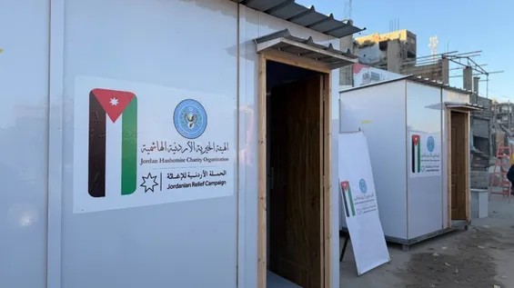 İordaniya Haşimi Xeyriyyə Təşkilatı Qəzza daxilində səyyar evlərin istehsalına və paylanmasına başlayıb