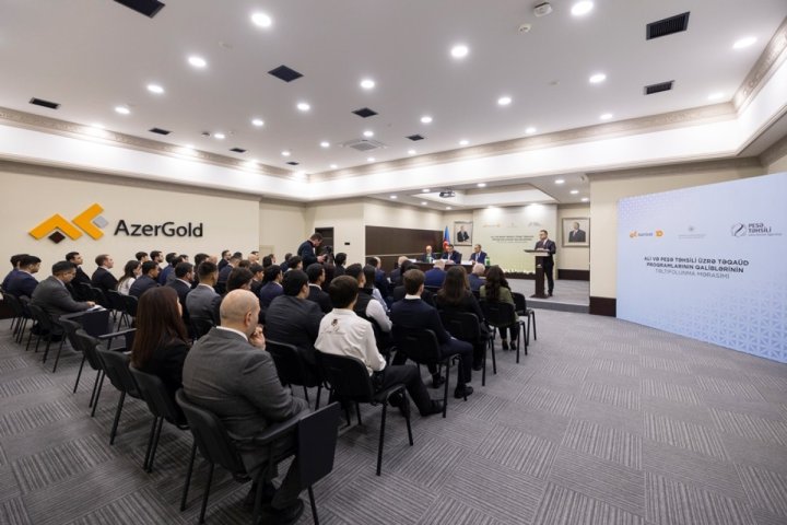 "AzerGold”dun 5-ci Təqaüd Proqramı müsabiqəsinin qalibləri mükafatlandırılıb