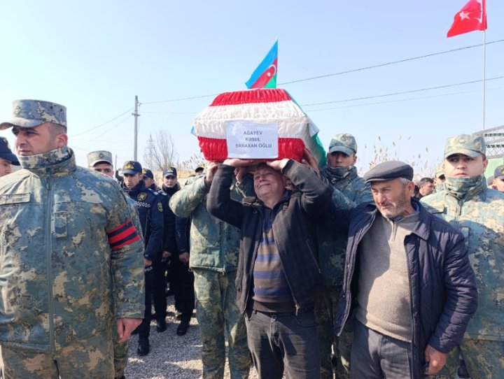 Birinci Qarabağ müharibəsinin itkin şəhidi Rəsul Ağayev Sabirabadda dəfn olunub