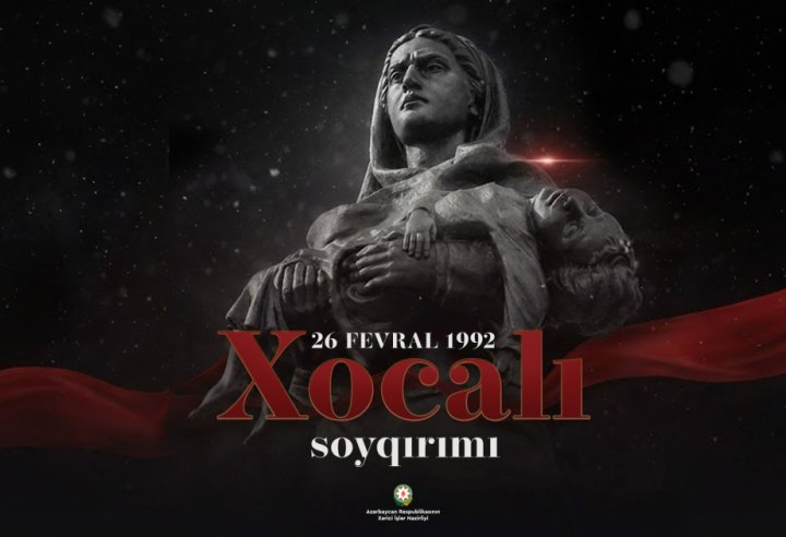 XİN Xocalı soyqırımının 34-cü ildönümü ilə bağlı bəyanat yayıb