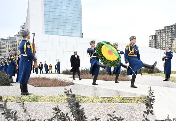 Efiopiyanın Baş naziri Zəfər parkını ziyarət edib