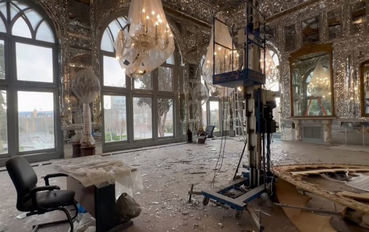 Aviazərbələrdən Səfəvilər dövründə tikilimiş tarixi “Gülüstan” sarayı da ciddi zərər görüb