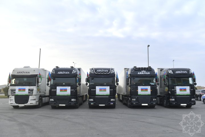 Azərbaycandan İrana növbəti humanitar yardım yola salınıb