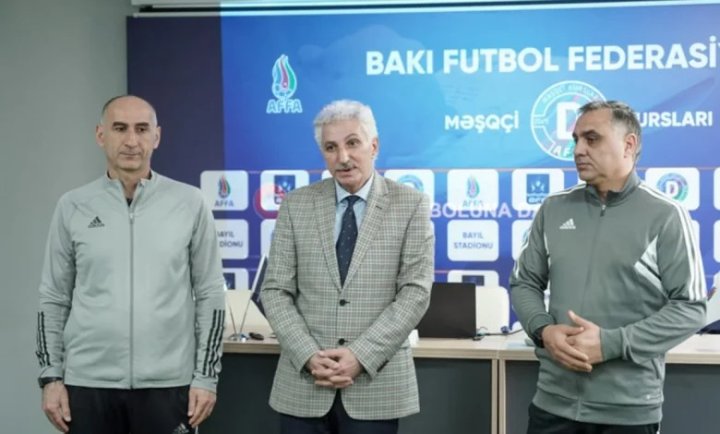 AFFA və Bakı Futbol Federasiyasının birgə təşkilatçılığı ilə məşqçi kurslarına start verilib