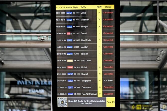 Yaxın Şərq münaqişəsi şiddətləndikcə aviaşirkətlər daha çox uçuşu ləğv edib - Siyahı