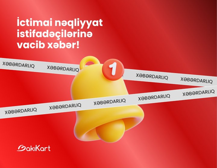 Bu gündən etibarən bu pullar kartınızdan çıxılacaq