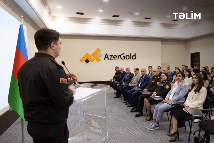 “AzerGold” QSC-də fövqəladə hallarda davranış qaydalarına dair tədbir keçirilib