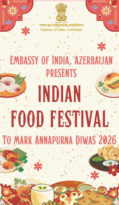 Bakıdakı Böyük Hindistan Yemək Festivalı keçiriləcək